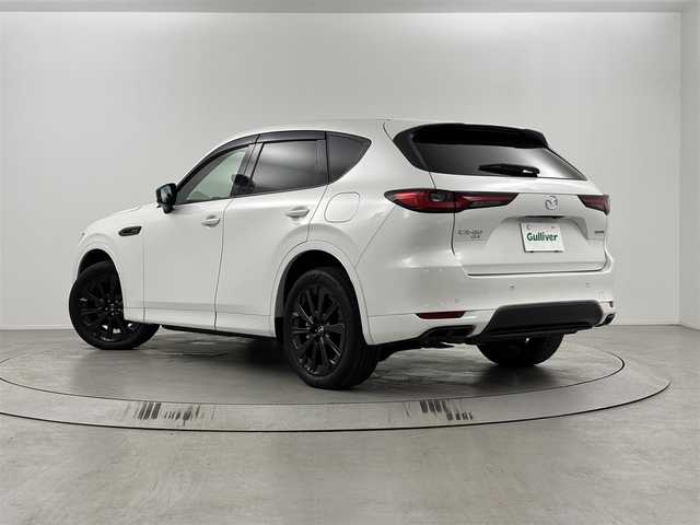 マツダ ＣＸ－６０ ＰＨＥＶ プレミアムスポーツ 佐賀県 2023(令5)年 2.3万km パール パノラマサンルーフ/純正ナビ（AM/FM/BT/フルセグTV）/全方位カメラ/BSM/デジタルインナー/ドライブレコーダー/ETC/ハンドルヒーター/全席シートヒーター/前席エアシート/シートメモリー/純正アルミホイール/純正フロアマット/パワーバックドア/テレビキャンセラー