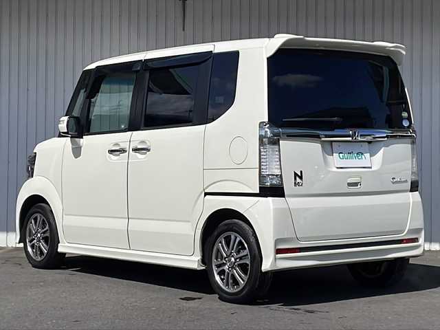 ホンダ Ｎ ＢＯＸ カスタム G Lパッケージ 長野県 2013(平25)年 6.5万km プレミアムホワイトパール ケンウッドメモリナビフルセグTV/バックカメラ/ETC/左側パワースライドドア/純正１４インチアルミ/スペアキー/プッシュスタート