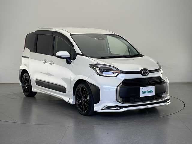 トヨタ シエンタ ハイブリッド Z 長野県 2023(令5)年 3.7万km ホワイトパールクリスタルシャイン 純正ナビ/両側パワースライドドア/トヨタセーフティセンス/全方位カメラ/バックカメラ/追従型クルーズコントロール/コーナーセンサー/フルセグTV/Bluetooth/USB/ビルトインETC/オートライト/LEDヘッドライト/オートマチックハイビーム/純正フロアマット/社外アルミホイール/モデリスタエアロ