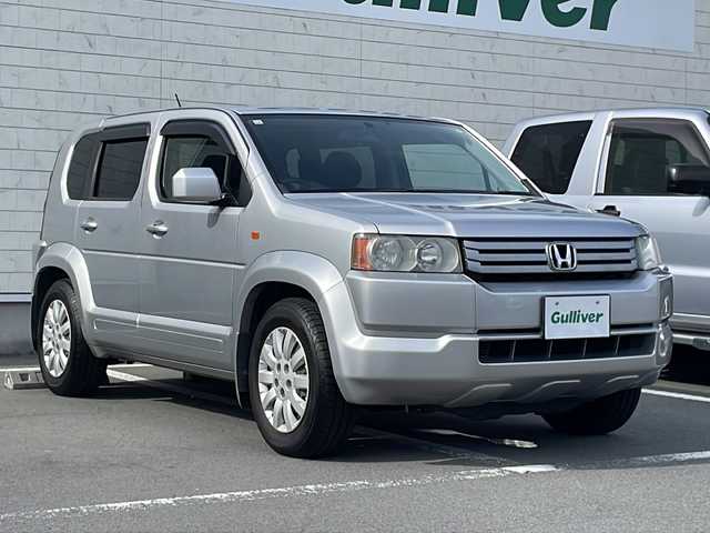 ホンダ クロスロード 18L HDDナビエディション 静岡県 2009(平21)年 11.9万km アラバスターシルバーメタリック 純正ナビ/　フルセグTV/MSV/DVD/バックカメラ /ETC/キセノンライト/オートライト/純正マット、バイザー/ステアリングスイッチ