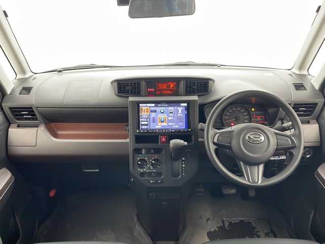 ダイハツ トール X SAⅡ 千葉県 2018(平30)年 3万km ブライトシルバーメタリック スマートアシスト/ALPINE9インチHDDナビ/　　CD/DVD/BT/フルセグTV/片側パワースライドドア/リアイージードアクローザー/オートライト/アイドリングストップ/社外ドライブレコーダー/プッシュスタート/ETC/禁煙車/ISOFIX