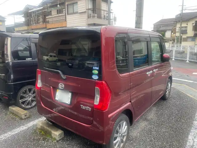 ダイハツ タント L SA Ⅲ 大阪府 2019(平31)年 2.1万km ワイン スマートアシストIII/・衝突回避支援ブレーキ機能/・衝突警報機能/・車線逸脱抑制機能/・誤発進抑制機能/・先行車発進お知らせ機能/・オートハイビーム/アイドリングストップ/純正ナビ/・Bluetooth