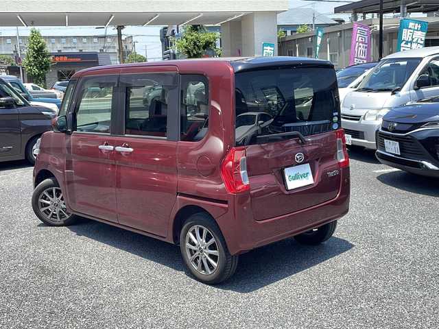 ダイハツ タント L SA Ⅲ 大阪府 2019(平31)年 2.1万km ワイン スマートアシストIII/・衝突回避支援ブレーキ機能/・衝突警報機能/・車線逸脱抑制機能/・誤発進抑制機能/・先行車発進お知らせ機能/・オートハイビーム/アイドリングストップ/純正ナビ/・Bluetooth