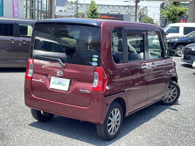 ダイハツ タント L SA Ⅲ 大阪府 2019(平31)年 2.1万km ワイン スマートアシストIII/・衝突回避支援ブレーキ機能/・衝突警報機能/・車線逸脱抑制機能/・誤発進抑制機能/・先行車発進お知らせ機能/・オートハイビーム/アイドリングストップ/純正ナビ/・Bluetooth
