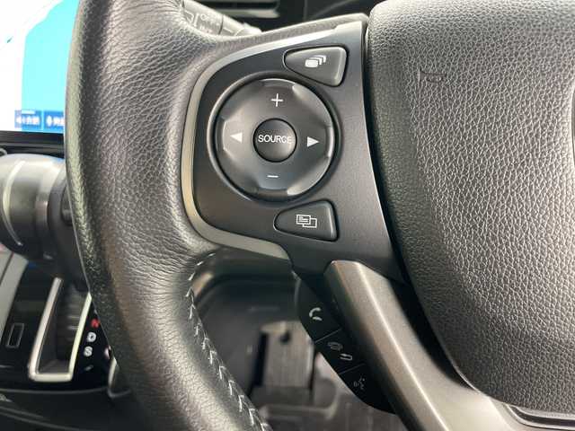 ホンダ ステップワゴン スパーダ クルスピセンシング 道央・札幌 2018(平30)年 3.8万km モダンスティールM ・４ＷＤ/ターボ/・寒冷地仕様/・10インチ純正ナビ/・BT&CD&DVD&SD&USB&フルセグTV/・AppleCarPlay&TVキャンセラー/・バックカメラ/・両側パワースライドドア/・純正フリップダウンモニター/・ホンダセンシング/・アダプティブクルーズコントロール/・衝突被害軽減ブレーキ/・パドルシフト/・ハーフレザーシート/・前席シートヒーター/・純正ドライブレコーダー/・ビルトインETC/・ＬＥＤヘッドライト/・オートライト/・フロントワイパーデアイサー/・ドアミラーヒーター/・保証書/・取扱説明書