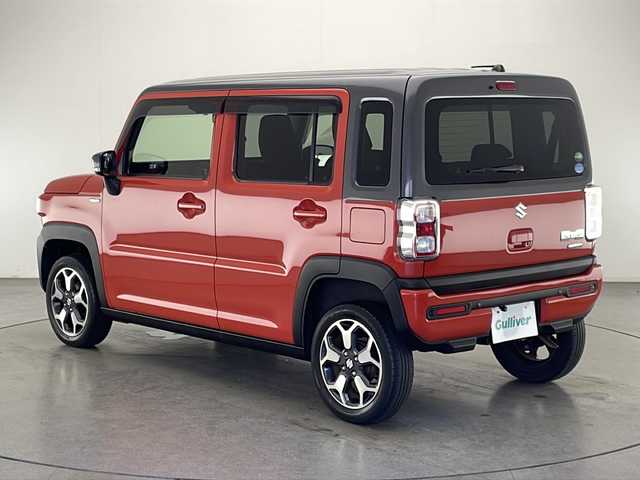 スズキ ハスラー HYBRID X 宮崎県 2020(令2)年 3.9万km バーミリオンオレンジ/ガンメタリック2トーン 禁煙車/衝突被害軽減ブレーキ/社外ナビTV/（ストラーダ/CN-RE06WD/CD/DVD/Bluetooth/フルセグTV)/社外バックカメラ/純正LEDオートライト/純正LEDフォグ/純正15インチアルミ/純正セキュリティアラーム/純正フロアマット/社外ドライブレコーダー/レーンディパーチャーアラート/クリアランスソナー/エネチャージ/オートエアコン/本革巻ハンドル/スマートキー/プッシュエンジンスタート/スペアキー/新車時保証書/取扱い説明書