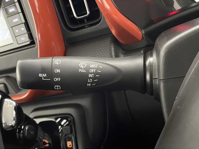 スズキ ハスラー HYBRID X 宮崎県 2020(令2)年 3.9万km バーミリオンオレンジ/ガンメタリック2トーン 禁煙車/衝突被害軽減ブレーキ/社外ナビTV/（ストラーダ/CN-RE06WD/CD/DVD/Bluetooth/フルセグTV)/社外バックカメラ/純正LEDオートライト/純正LEDフォグ/純正15インチアルミ/純正セキュリティアラーム/純正フロアマット/社外ドライブレコーダー/レーンディパーチャーアラート/クリアランスソナー/エネチャージ/オートエアコン/本革巻ハンドル/スマートキー/プッシュエンジンスタート/スペアキー/新車時保証書/取扱い説明書