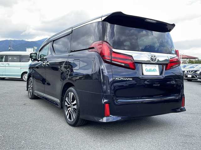 トヨタ アルファード S Cパッケージ 山梨県 2019(令1)年 4.7万km スパークリングブラックパールクリスタルシャイン 社外メモリナビ　/バック／サイドカメラ　/純正ビルトインＥＴＣ　/Ｂｌｕｅｔｏｏｔｈ／ＣＤ　/後席フリップダウン　/３列シート　/電動リアゲート　/前席シートヒーター/ベンチレーション　/両側パワースライドドア　