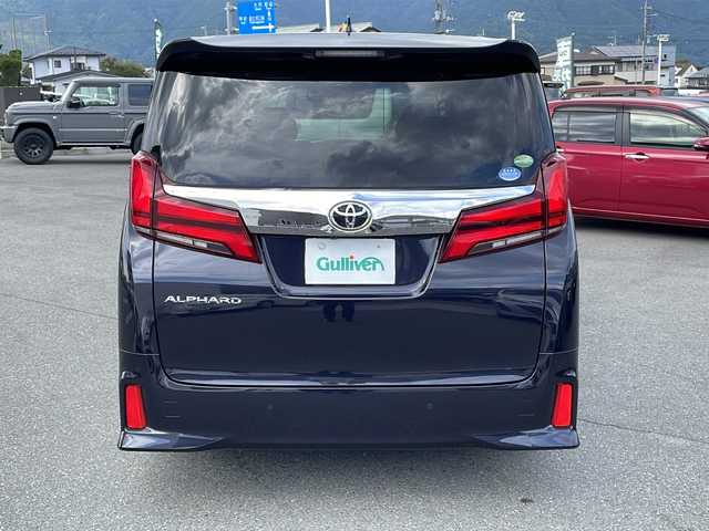 トヨタ アルファード S Cパッケージ 山梨県 2019(令1)年 4.7万km スパークリングブラックパールクリスタルシャイン 社外メモリナビ　/バック／サイドカメラ　/純正ビルトインＥＴＣ　/Ｂｌｕｅｔｏｏｔｈ／ＣＤ　/後席フリップダウン　/３列シート　/電動リアゲート　/前席シートヒーター/ベンチレーション　/両側パワースライドドア　