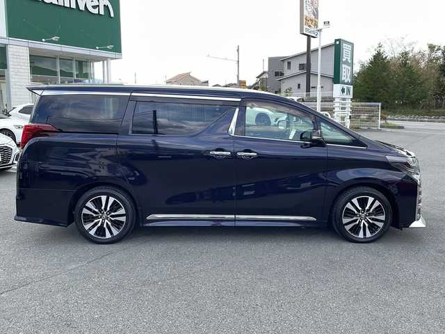 トヨタ アルファード S Cパッケージ 山梨県 2019(令1)年 4.7万km スパークリングブラックパールクリスタルシャイン 社外メモリナビ　/バック／サイドカメラ　/純正ビルトインＥＴＣ　/Ｂｌｕｅｔｏｏｔｈ／ＣＤ　/後席フリップダウン　/３列シート　/電動リアゲート　/前席シートヒーター/ベンチレーション　/両側パワースライドドア　