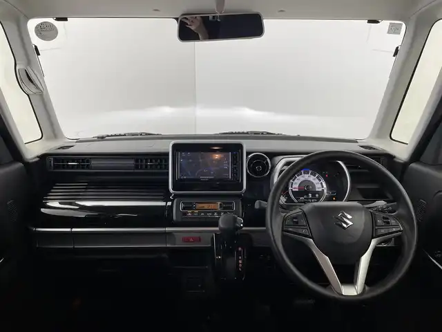 スズキ スペーシア カスタム HYBRID GS 群馬県 2021(令3)年 3.6万km ピュアホワイトP 純正メモリーナビ　左側パワースライド　運転席シートヒーター　アダプティブクルーズコントロール　ＬＥＤヘッドライト　フォグランプ　運転席シートヒーター　リアコーナーセンサー　衝突軽減ブレーキ　ESP フルセグTV　CD　DVD　Bluetooth ipod SD　横滑り防止　車線逸脱警報　ステアリングオーディオスイッチ　電動格納ウインカーミラー　保証書　取説　スペアキーｘ１