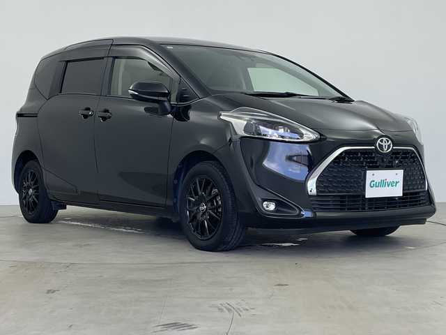 トヨタ シエンタ ファンベースG 鹿児島県 2019(令1)年 3.8万km ブラックマイカ 純正ナビ/（CD/DVD/BT/フルセグTV）/両側パワースライドドア/プリクラッシュセーフティ/レーンキープアシスト/ドライブレコーダー/ビルドインETC/シートヒーター/オートライト/LEDヘッドライト/スマートキー/プッシュスタート/バックカメラ/社外アルミホイール