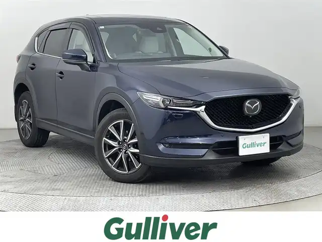 マツダ ＣＸ－５ XD Lパッケージ 道央・札幌 2018(平30)年 5.9万km ディープクリスタルブルーマイカ ・４WD/・サンルーフ/・メーカーナビ/　CD/DVD/SD/BT/フルセグ/・BOSEサウンド/・全方位カメラ/・ETC/・衝突軽減ブレーキ/・レーダークルーズコントロール/・レーンキープアシスト/・ブラインドスポットモニター/・HUD/・レザーシート/・パワーシート/・シートヒーター/・シートベンチレーション/・ステアリングヒーター/・パワーバックドア/・LEDヘッドライト/・フォグライト/・オートライト/・プッシュスタート/・スマートキー/・純正フロアマット/・ドアバイザー