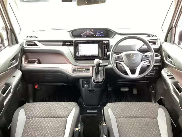 スズキ ソリオ バンディット HV MV 三重県 2021(令3)年 2.3万km ピュアホワイトP 衝突軽減/レーダークルーズコントロール/純正8インチナビ/フルセグ/DVD再生/両側電動スライドドア/ヘッドアップディスプレイ/LEDヘッドライト/LEDフォグライト/前後ドライブレコーダー/スマートキー/プッシュスタート/ETC