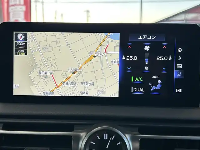 レクサス ＩＳ 300h バージョンL 茨城県 2021(令3)年 9.1万km ソニッククォーツ 純正メモリナビ/　(CD/DVD/USB/Bluetooth/Miracast/フルセグ)/Mark Levinsonオーディオ/パノラミックビューモニター/フロントサイドエアロ/前後ドライブレコーダー/追従型クルーズコントロール/ETC2.0/LEDヘッドライト/レザーシート/ヒート・エアシート/パワーシート/電動サンシェード/純正アルミホイール/純正フロアマット/レーンキープアシスト/パワーステアリング/オートライト