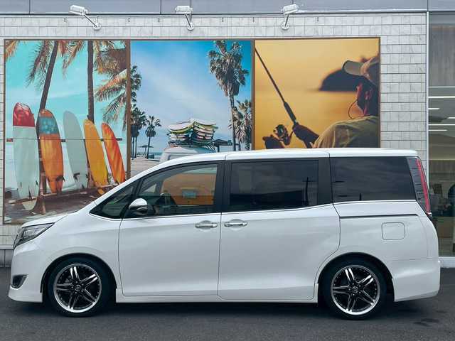 トヨタ エスクァイア Xi 宮崎県 2018(平30)年 4万km ホワイトパールクリスタルシャイン AIS検査済み/【2502040694】/ワンオーナー/MTモード付/純正LEDヘッドライト/オートマチックハイビーム/片側パワースライドドア/ドライブレコーダー/純正SDナビ/フルセグテレビ/バックカメラ/USB入力端子/ETC/レーンキープアシスト/衝突被害軽減ブレーキ/クルーズコントロール/アイドリングストップ/ローダウン/18インチAW　シュタイナーLSV（社外）/SAILUN ATREZZO　225/40R18（社外）/フェンダーモール（社外）/社外パーツ取付有