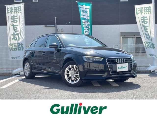 アウディ Ａ３ スポーツバック 1．4 TFSI 三重県 2016(平28)年 10.5万km ミトスブラックメタリック 登録時104380Km/ワンオーナー　/ナビ　/（AM・FM・TV・Bluetooth）/バッグカメラ　/クルコン追従なし/スペアキー　/パドルシフト　/ドラレコ　/ＭＴモード付　/アイドリングストップ　/クリアランスソナー　/コーナーセンサー　/ＬＥＤオートライト　/電動格納ミラー　/保証書/取説