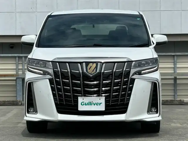 トヨタ アルファードハイブリット S タイプゴールドⅡ 静岡県 2021(令3)年 5.8万km パール ４ＷＤ/トヨタセーフティセンス/純正９型ディスプレイ/ナビＴＶキット/フルセグTV/バックカメラ/ビルトインＥＴＣ/ドラレコ/オットマン/100V/1500W/両側電動スライドドア/電動リアゲート/レーダークルーズ/ハーフレザー/WAC/３眼ＬＥＤヘッド/オートライト/オートハイビーム/モデリスタ製２０ＡＷ