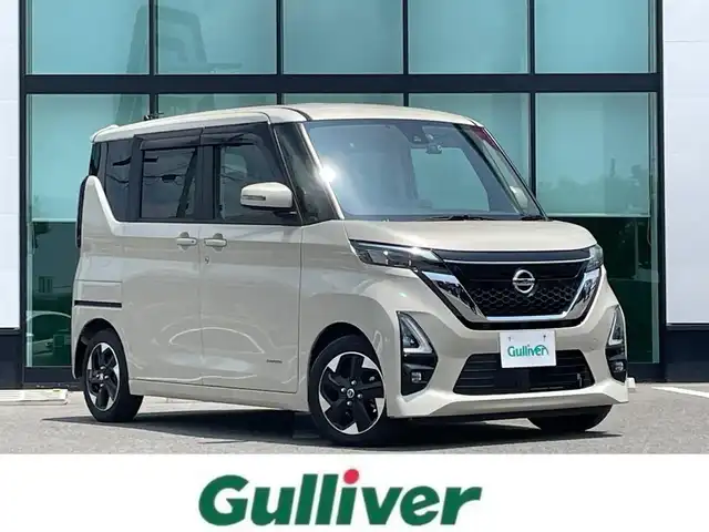 日産 ルークス HWS X プロパイロットED 和歌山県 2022(令4)年 1.7万km フローズンバニラパール 純正9インチナビ（MM321D-V）/フルセグTV/Bluetooth/CD/DVD/USB/全周囲カメラ/ビルトインETC/前後ドライブレコーダー/プロパイロット/衝突軽減カメラ/レーンキープアシスト/レーダークルーズコントロール/コーナーセンサー/両側パワースライドドア/ハンズフリーオートスライド/快適パックA/プラズマクラスター付きリヤシーリングファン/パーソナルテーブル/カップホルダー9個/助手席裏USBソケット/ロールサンシェード/撥水加工シート/電動パーキングブレーキ/オートブレーキホールド/LEDヘッドライト/フォグランプ/オートライト/オートハイビーム/純正14インチAW/ドアバイザー/プッシュスタート/スマートキー