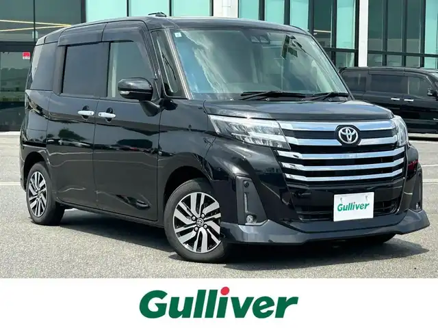 トヨタ ルーミー カスタムG 奈良県 2021(令3)年 4.8万km ブラックマイカメタリック フルセグナビ（ＫＸＭＧ７０６ＢＴＷ）　/Ｂｌｕｅｔｏｏｔｈ　/ＣＤ／ＤＶＤ　/レーダークルーズコントロール　/電動パーキングブレーキ　/ブレーキホールド　/両側パワースライドドア　/バックカメラ　/ＬＥＤヘッドライト/コーナーセンサー/レーンキープアシスト
