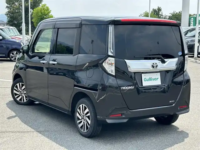 トヨタ ルーミー カスタムG 奈良県 2021(令3)年 4.8万km ブラックマイカメタリック フルセグナビ（ＫＸＭＧ７０６ＢＴＷ）　/Ｂｌｕｅｔｏｏｔｈ　/ＣＤ／ＤＶＤ　/レーダークルーズコントロール　/電動パーキングブレーキ　/ブレーキホールド　/両側パワースライドドア　/バックカメラ　/ＬＥＤヘッドライト/コーナーセンサー/レーンキープアシスト