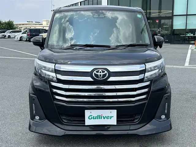トヨタ ルーミー カスタムG 奈良県 2021(令3)年 4.8万km ブラックマイカメタリック フルセグナビ（ＫＸＭＧ７０６ＢＴＷ）　/Ｂｌｕｅｔｏｏｔｈ　/ＣＤ／ＤＶＤ　/レーダークルーズコントロール　/電動パーキングブレーキ　/ブレーキホールド　/両側パワースライドドア　/バックカメラ　/ＬＥＤヘッドライト/コーナーセンサー/レーンキープアシスト