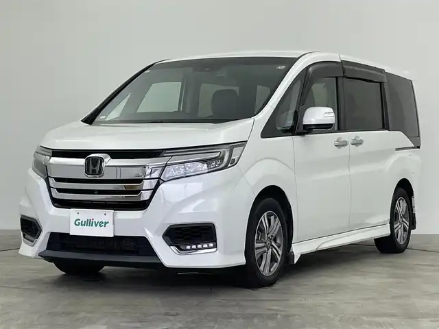 ホンダ ステップワゴン スパーダ eHEV G EXホンダS 群馬県 2021(令3)年 8.4万km パール フリップダウンモニター　純正９インチナビ　マルチビューモニター　アダプティブクルーズコントロール　両側パワースライドドア　ＬＥＤ　シートヒーター　純正１６インチＡＷ　ステアリングリモコン　禁煙車