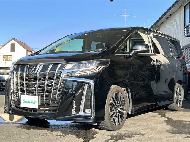 トヨタ アルファード S Cパッケージ 京都府 2023(令5)年 5.6万km ブラック ディスプレイオーディオナビ10.3インチ/トヨタセーフティセンス/レーンキープアシスト/レーダークルーズコントロール/プリクラッシュセーフティ（PCS）/ロードサインアシスト（RSA）/オートマチックハイビーム/クリアランスソナー/ＢＳＭ/パーキングサポートブレーキ（PKSB）/リヤクロストラフィックアラート（RCTA）/ブレーキホールド/アイドリングストップ/３眼ＬＥＤライト/フォグランプ/フリップダウンモニター/デジタルインナーミラー/ウィンカーミラー/バックカメラ/ドライブレコーダー（DRT-H68A）/メモリーパワーシート/2列目エグゼクティブパワーシート/シートヒーター＆ベンチレーター/ステアリングヒーター/両側パワースライドドア/オットマン/サンシェード/Ｍｉｒａｃａｓｔ　/Bluetooth接続/フルセグTV/ナノイー　/ETC2.0ビルトイン/スマートキー/プッシュスタート/ワンオーナー