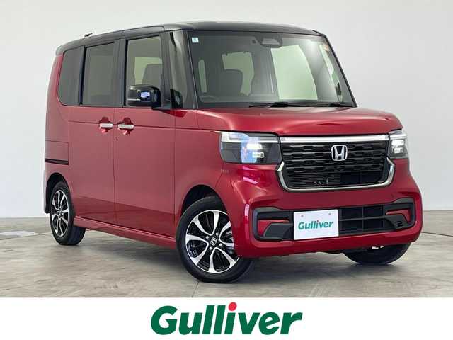 ホンダ Ｎ ＢＯＸ カスタム コーディネートスタイル 群馬県 2024(令6)年 0.8万km 赤／黒 純正８インチナビ　バックカメラ　両側パワースライドドア　アダプティブクルーズコントロール　ＬＥＤ　ＡＨＢ　シートヒーター　純正１４インチＡＷ　ステアリングリモコン　コーナーセンサー　ＥＴＣ　禁煙車