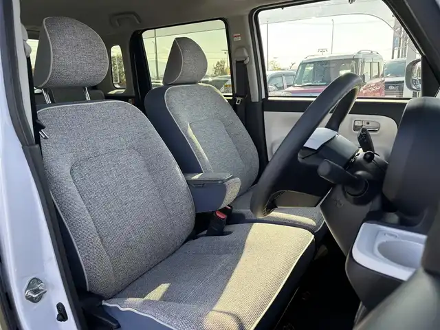 ダイハツ ムーヴ キャンバス ストライプス G 奈良県 2022(令4)年 2.3万km シャイニングホワイトパール/サンドベージュメタリック 純正ナビ（NMZN-W727)/（フルセグ/BT/CD/DVD)/アラウンドビューモニター/前後コーナーセンサー/衝突軽減システム/レーンキープアシスト/両側パワースライドドア/前席シートヒーター/LEDヘッドライト/前方ドライブレコーダー/ETC/純正ホイールキャップ/保証書/取り扱い説明書/スペアキーX1