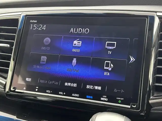 ホンダ オデッセイ ハイブリッド アブソルート・EXホンダセンジング 福岡県 2019(平31)年 4.3万km プレミアムヴィーナスブラックP 後席モニター　/純正９型ナビ（ＢＴ，フルセグＴＶ）　/全方位カメラ　/ＥＴＣ　/前後ドラレコ　/ＡＣＣ　/コーナーセンサー　/衝突軽減ブレーキ　/レーンキープ　/パーキングアシスト　/両側電動スライドドア　/ハーフレザー