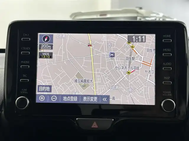 トヨタ ヤリスクロス ハイブリッド G 埼玉県 2021(令3)年 1.6万km ブラックマイカ 純正８型ナビ　Ｂｌｕｅｔｏｏｔｈ　全方位カメラ オートマチックハイビーム レーダークルーズコントロール　コーナーセンサー　レーンアシスト　ドライブレコーダー 衝突軽減ブレーキ LEDヘッドライト