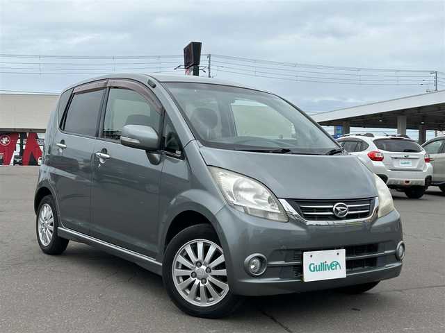 ダイハツ ムーヴ X VSⅡ 道東・釧路十勝 2010(平22)年 7.7万km プラチナグレーメタリック ワンオーナー/ドライブレコーダー/社外SDナビ（Panasonic）/（CD/DVD）/フルセグTV/純正エンジンスターター/スマートキー/純正アルミホイール/フロントフォグランプ/純正フロアマット/純正ドアバイザー/パワーウィンドウ/パワーステアリング/ウィンカーミラー/ABS/保証書/取扱説明書