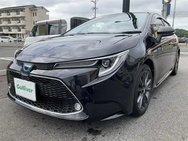 トヨタ カローラツーリング ハイブリッド ダブルバイビー 滋賀県 2020(令2)年 3.7万km スパークリングブラックパールクリスタルシャイン ワンオーナー/純正8インチディスプレイオーディオ/・Bluetooth・バックモニター/トヨタセーフティーセンス/・プリクラッシュセーフティー・レーントレーシングアシスト/・レーダークルーズコントロール・ロードアシストサイン/・オートマチックハイビーム/ハーフレザーシート/LEDヘッドライト/デイライト/オプティロンメーター7インチカラーマルチインフォメーションディスプレイ/シートヒーター/ステアリングヒーター/革巻きステアリング/オートライト/取説・保証書・スペアキー/