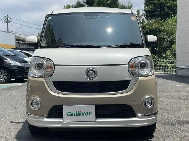 ダイハツ ムーヴ キャンバス G メイクアップ VS SAⅢ 静岡県 2021(令3)年 1.9万km パールホワイトⅢ/ナチュラルベージュマイカメタリック 2トーン ワンオーナー/純正8インチナビ/フルセグTV/DVD/CD/SD/MSV/BT/USB/全方位カメラ/両側パワースライドドア/運転席シートヒーター /ETC/前方ドライブレコーダー/TVキャンセラー/ステアリングスイッチ/衝突軽減ブレーキ/レーンキープアシスト/オートハイビーム/LEDヘッドライト/LEDフォグライト/スマートキー×2/保証書/取扱説明書/R6点検記録簿有