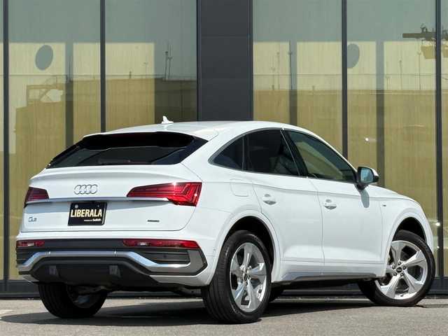 アウディ Ｑ５ SB 40TDIクワトロ Sライン 石川県 2022(令4)年 3.4万km グレイシアホワイトメタリック Sラインプラスパッケージ/4WD/アウディプレセンス/サイドアシスト/純正メモリナビ/バック/フロント/サイド/360°カメラ/Bluetooth/USB/純正20incAW/アダプティブクルーズコントロール/ドライブレコーダー(前後)/パドルシフト/パワーシート/メモリーシート/シートヒーター/オートライト/LEDヘッドライト
