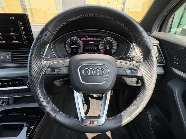 アウディ Ｑ５ SB 40TDIクワトロ Sライン 石川県 2022(令4)年 3.4万km グレイシアホワイトメタリック Sラインプラスパッケージ/4WD/アウディプレセンス/サイドアシスト/純正メモリナビ/バック/フロント/サイド/360°カメラ/Bluetooth/USB/純正20incAW/アダプティブクルーズコントロール/ドライブレコーダー(前後)/パドルシフト/パワーシート/メモリーシート/シートヒーター/オートライト/LEDヘッドライト