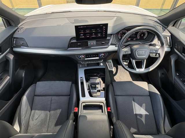 アウディ Ｑ５ SB 40TDIクワトロ Sライン 石川県 2022(令4)年 3.4万km グレイシアホワイトメタリック Sラインプラスパッケージ/4WD/アウディプレセンス/サイドアシスト/純正メモリナビ/バック/フロント/サイド/360°カメラ/Bluetooth/USB/純正20incAW/アダプティブクルーズコントロール/ドライブレコーダー(前後)/パドルシフト/パワーシート/メモリーシート/シートヒーター/オートライト/LEDヘッドライト