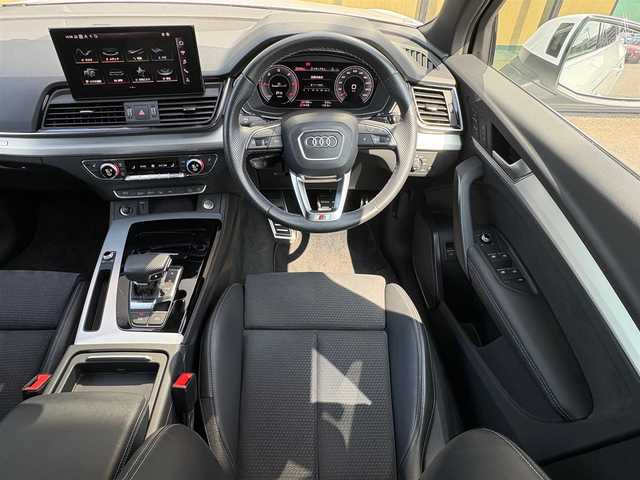 アウディ Ｑ５ SB 40TDIクワトロ Sライン 石川県 2022(令4)年 3.4万km グレイシアホワイトメタリック Sラインプラスパッケージ/4WD/アウディプレセンス/サイドアシスト/純正メモリナビ/バック/フロント/サイド/360°カメラ/Bluetooth/USB/純正20incAW/アダプティブクルーズコントロール/ドライブレコーダー(前後)/パドルシフト/パワーシート/メモリーシート/シートヒーター/オートライト/LEDヘッドライト