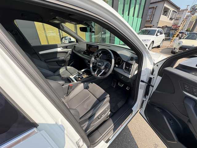 アウディ Ｑ５ SB 40TDIクワトロ Sライン 石川県 2022(令4)年 3.4万km グレイシアホワイトメタリック Sラインプラスパッケージ/4WD/アウディプレセンス/サイドアシスト/純正メモリナビ/バック/フロント/サイド/360°カメラ/Bluetooth/USB/純正20incAW/アダプティブクルーズコントロール/ドライブレコーダー(前後)/パドルシフト/パワーシート/メモリーシート/シートヒーター/オートライト/LEDヘッドライト