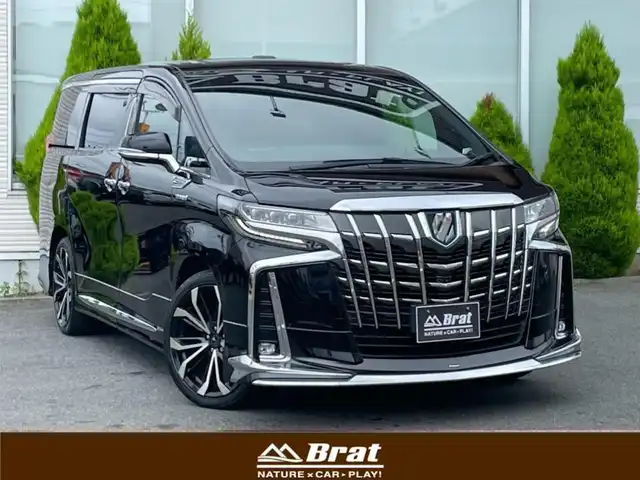 トヨタ アルファードハイブリット エグゼクティブ ラウンジ S 岩手県 2019(平31)年 4.1万km ブラック 純正SDナビ/（フルセグTV/CD/DVD/Bluetooth）/全方位カメラ/JBLサウンド/寒冷地仕様/純正フリップダウンモニター/モデリスタエアロ/モデリスタ２０インチアルミ/デジタルインナーミラー/ステアリングリモコン/レーダークルーズコントロール/BSM/AVH/両側パワースライドドア