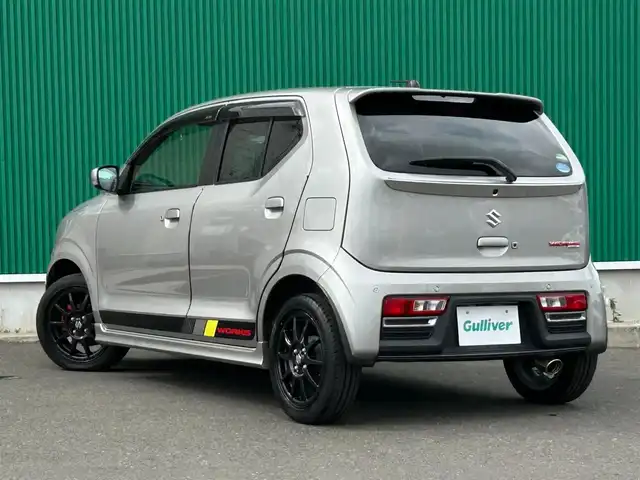 スズキ アルト ワークス 宮城県 2020(令2)年 5.8万km スチールシルバーM スズキセーフティサポート/・デュアルセンサーブレーキサポート/・後退時ブレーキサポート/・誤発進抑制機能（後方含む）/・リアパーキングセンサー/・ふらつき警報機能/・先行車発進お知らせ機能/・ハイビームアシスト/純正SDナビ【CN-RZ753W】/・CD/DVD/・Bluetooth/・フルセグテレビ/ビルトインETC/前後ドライブレコーダー/シートカバー/革巻きステアリング/パドルシフト/スマートキー＆プッシュスタート/スペアキー/HIDヘッドライト/フォグランプ/オートライト/電動格納ミラー/KYBサスペンション/純正15インチAW/純正フロアマット/Wエアバッグ