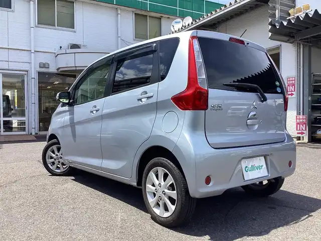 三菱 ｅＫワゴン G e－アシスト 鹿児島県 2015(平27)年 17.6万km クールシルバーメタリック 純正14インチアルミホイール/クラリオンワイド6.8型VGA地上デジタルTV/DVD/SD /   AVライトナビゲーション/バックカメラ/プッシュスタート/アイドリングストップ/オートエアコン