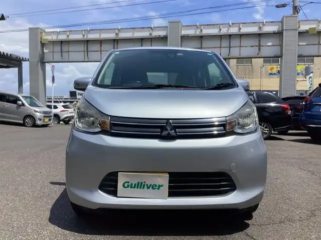 三菱 ｅＫワゴン G e－アシスト 鹿児島県 2015(平27)年 17.6万km クールシルバーメタリック 純正14インチアルミホイール/クラリオンワイド6.8型VGA地上デジタルTV/DVD/SD /   AVライトナビゲーション/バックカメラ/プッシュスタート/アイドリングストップ/オートエアコン