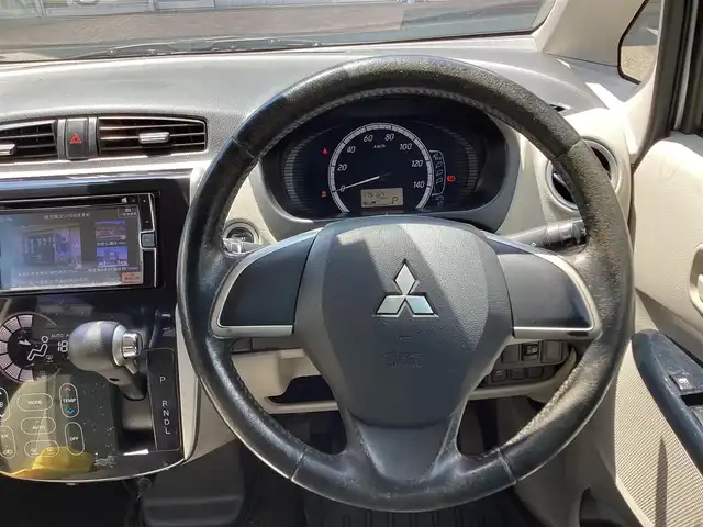 三菱 ｅＫワゴン G e－アシスト 鹿児島県 2015(平27)年 17.6万km クールシルバーメタリック 純正14インチアルミホイール/クラリオンワイド6.8型VGA地上デジタルTV/DVD/SD /   AVライトナビゲーション/バックカメラ/プッシュスタート/アイドリングストップ/オートエアコン