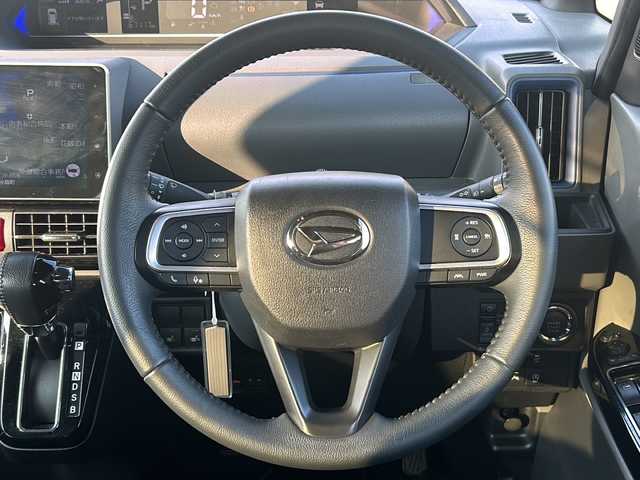 ダイハツ タント カスタム RS セレクション 石川県 2020(令2)年 6.8万km ブラックマイカメタリック 純正大型ナビゲーション/【CD・DVD・Bluetooth・フルセグTV・SD】/スマートアシスト/・衝突回避軽減システム/・ソナーセンサー/レーダークルーズコントロール/両側パワースライドドア/バックカメラ/純正エンジンスターター/純正ビルトインETC/前席シートヒーター/スマートキー/・プッシュスタート/・スペアキー/LEDヘッドライト/・オートライト/・LEDフォグランプ/取扱説明書/新車時保証書