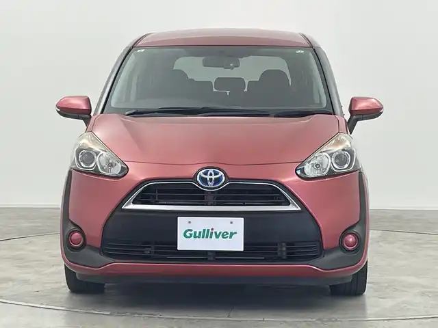 トヨタ シエンタ ハイブリッド G 群馬県 2017(平29)年 6.2万km レッドマイカM ナビ　フルセグ　Ｂｌｕｅｔｏｏｔｈ　ＤＶＤ再生　バックカメラ　両側電動スライドドア　前後ドライブレコーダー　ステアリングスイッチ　ビルトインＥＴＣ　革巻きステア　スマートキー　プッシュスタート　禁煙