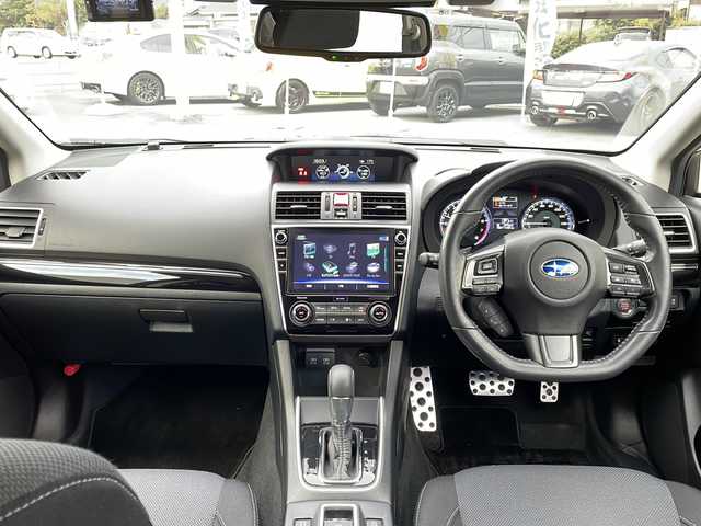 スバル レヴォーグ 1．6GTアイサイト Vスポーツ 山口県 2019(令1)年 2.8万km クリスタルブラックシリカ ワンオーナー/純正ナビ/DVD/BD/CD/SD/MSV/BT/フルセグTV/フロント/サイド/バックカメラ/純正LEDヘッドライト/純正フォグランプ/オートライト/純正１８インチアルミホイール/ダウンサス/右前席パワーシート/前席シートヒーター/革巻きステアリング/ステアリングスイッチ/パドルシフト/クルーズコントロール/アイサイト/LKA/BSM/横滑り防止/アイドリングストップ/スマートキー×２/純正フロアマット/ETC/電動格納ウインカードアミラー