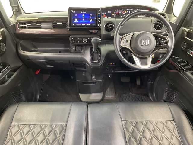 ホンダ Ｎ ＢＯＸ カスタム G L ターボ ホンダセンシング 栃木県 2020(令2)年 5万km 茶 純正ナビ/(CD/DVD/フルセグTV/Bluetooth/SD/USB/HDMI)/バックカメラ/ETC/ドライブレコーダー/両側パワースライドドア/シートヒーター/禁煙車/プッシュスタート/スマートキー/オートライト/LEDヘッドライト/パドルシフト/横滑り防止装置/純正アルミホイール/純正フロアマット