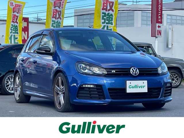 フォルクスワーゲン ゴルフ R 群馬県 2012(平24)年 8.3万km ライジングブルーメタリック 純正SDナビ/CD・DVD・SD/USB・Bluetooth・AUX/バックカメラ/ステアリングリモコン/パドルシフト/革巻付ステアリング/sport/comfortモード/GolfR用バケットシート/D/N席シートヒーター/純正アルミホイール/LEDオートライト/ETC